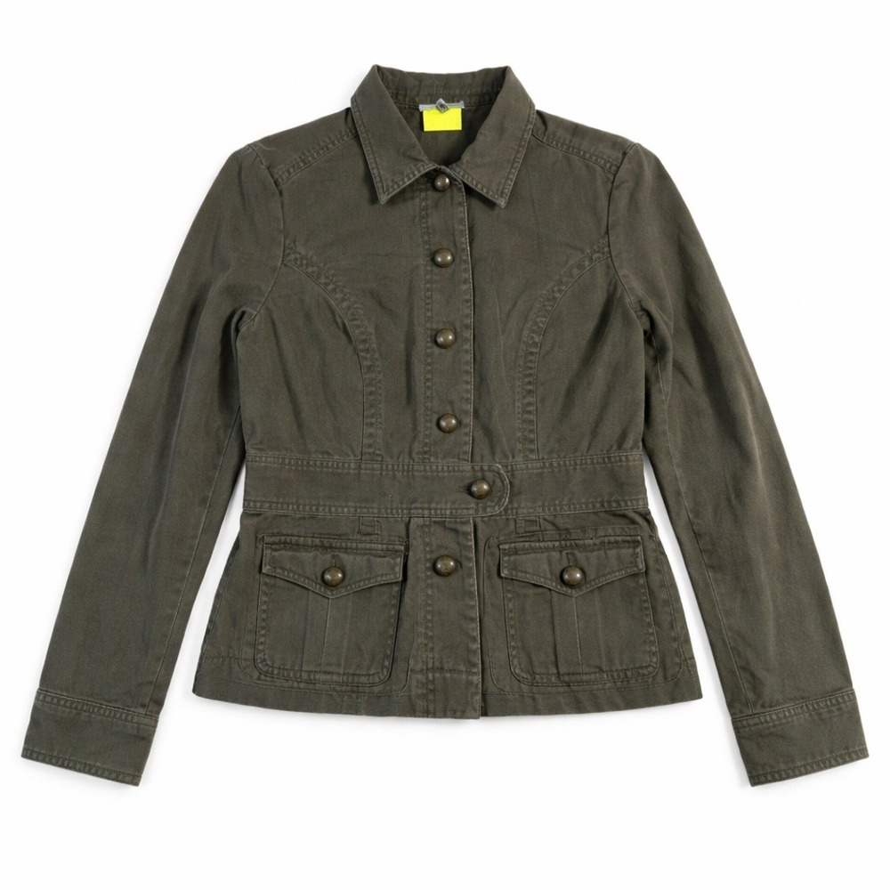 Harolds Cotton Utility Jacket - M‎ Olive Green 9353CRT